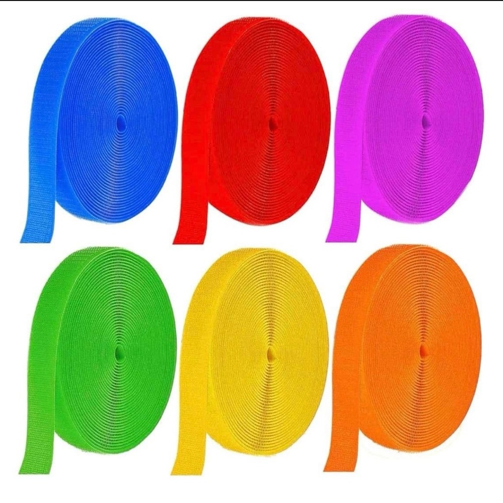 Colorful Party Ribbon Set - Blue, Red, Purple, Green, Yellow, Orange
